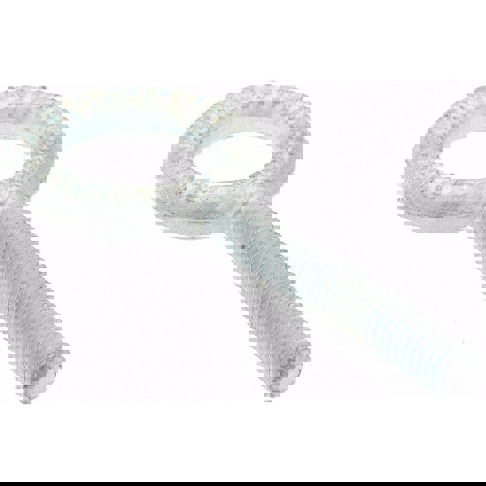 Fixed Lifting Eye Bolt: Without Shoulder, 900 lb Capacity, 5/16-18 Thread, Grade C-1035 Steel